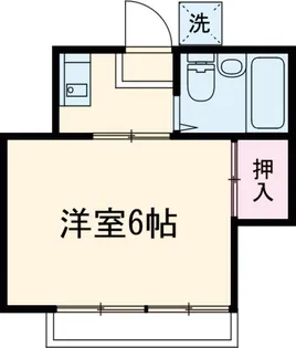 ハイツシャロン【2階】の間取り