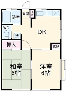金光都ハイツ【203号室】の間取り