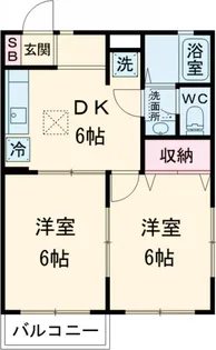 ソリアード本町【1階】の間取り