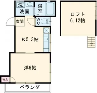 アヴェイラ朝霞【2階】の間取り