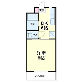サンパレス木下【205号室】の間取り