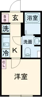 レピュア綾瀬レジデンス【4階】の間取り