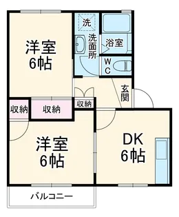 メゾン日暮【203号室】の間取り
