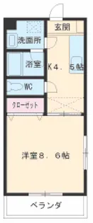 ヴィラ・ルース【402号室】の間取り