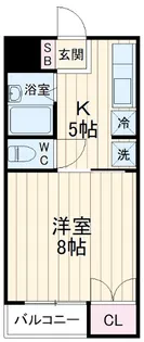 グリーン原島【112号室】の間取り