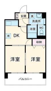 ファーストクラス荏田【2階】の間取り