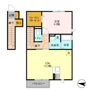 M・T・Le・Lien【2階】の間取り