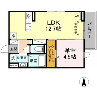 グラシア【301号室】の間取り