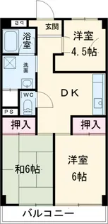 エミネント小手指【3階】の間取り