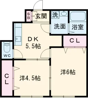 ラフィーネ田園調布【103号室】の間取り