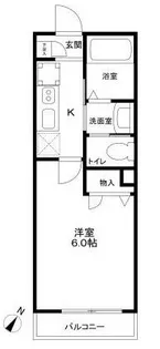 FOREST EAST【2階】の間取り