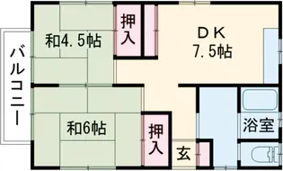 鈴木アパート【101号室】の間取り