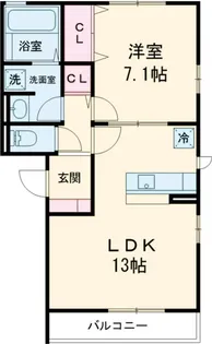 アイオライト【3階】の間取り