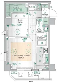 ブライズ高円寺【306号室】の間取り