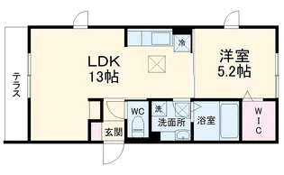 アークブリス【303号室】の間取り