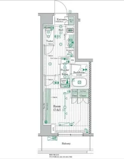 ブライズ高円寺【612号室】の間取り