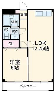 フルール ラ テール【3階】の間取り