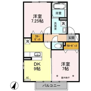 ソラーナ【2階】の間取り