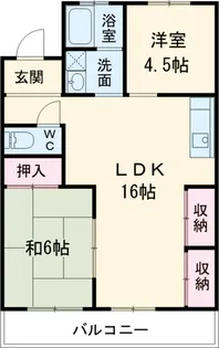 マンション本間【101号室】の間取り