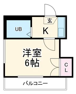 パレス新瑞橋【203号室】の間取り