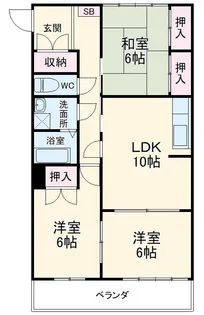 アビタシオンOHNO【105号室】の間取り