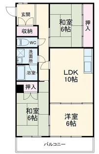 アビタシオンOHNO【305号室】の間取り