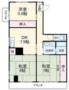 アビタシオンOHNO【306号室】の間取り