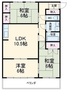 アビタシオンOHNO【4階】の間取り
