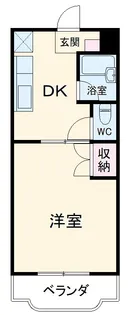 エレガントライフⅢ【106号室】の間取り