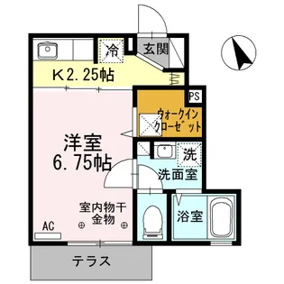 プランドールIII【1階】の間取り