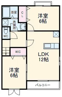 ファストジュール【2階】の間取り