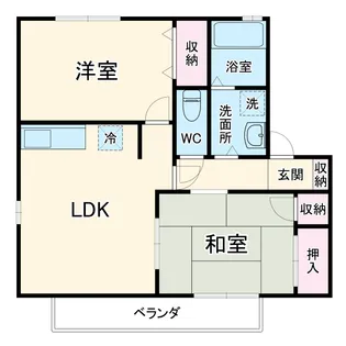 ボヌールA【2階】の間取り