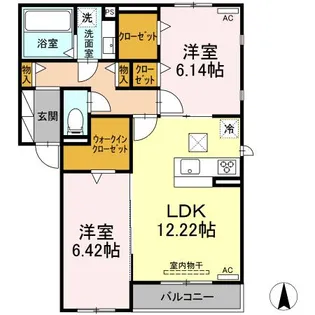 HUBLOT Rich【1階】の間取り