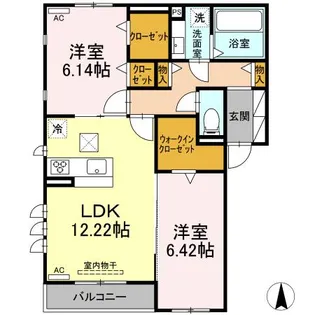 HUBLOT RICH【3階】の間取り