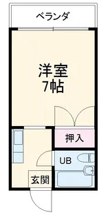 サンライフムラカミ【203号室】の間取り