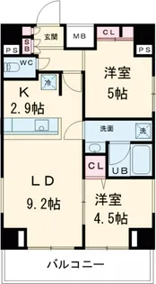 ジェノヴィア東日暮里グリーンヴェール【11階】の間取り