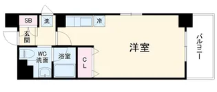 コンフォール・パレス【6階】の間取り
