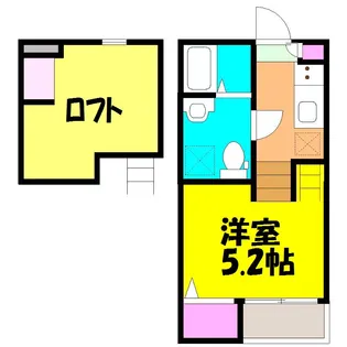 Cuore 双葉町【1階】の間取り
