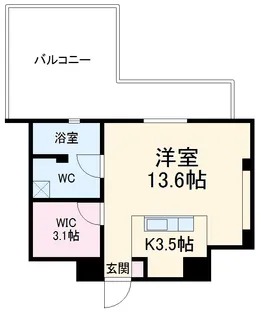 HATAYAアパートメント【3階】の間取り