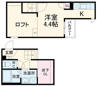 CB春日部アネーロ【1階】の間取り