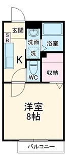 オークス夏見台【1階】の間取り