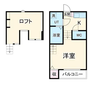 ガーデンスクエア【2階】の間取り
