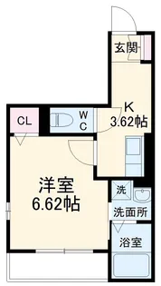Living岡崎駅前【1階】の間取り