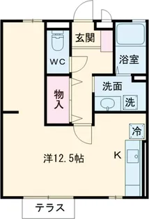 セジュールR・Y B棟【1階】の間取り