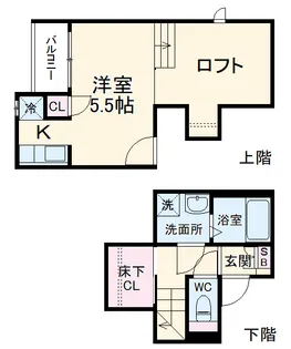 CB東大宮ライブリー【2階】の間取り