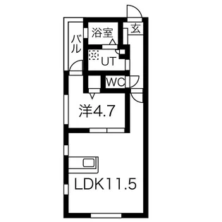 DEVELD中郷【2階】の間取り