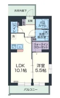 ラ・フォンテ大宮【4階】の間取り