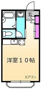 エイ・エスハイツⅠ【203号室】の間取り