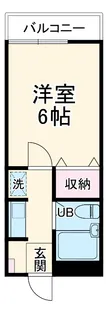シャルマン中山【102号室】の間取り