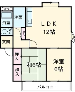 トルースヒルズITM E棟【1階】の間取り